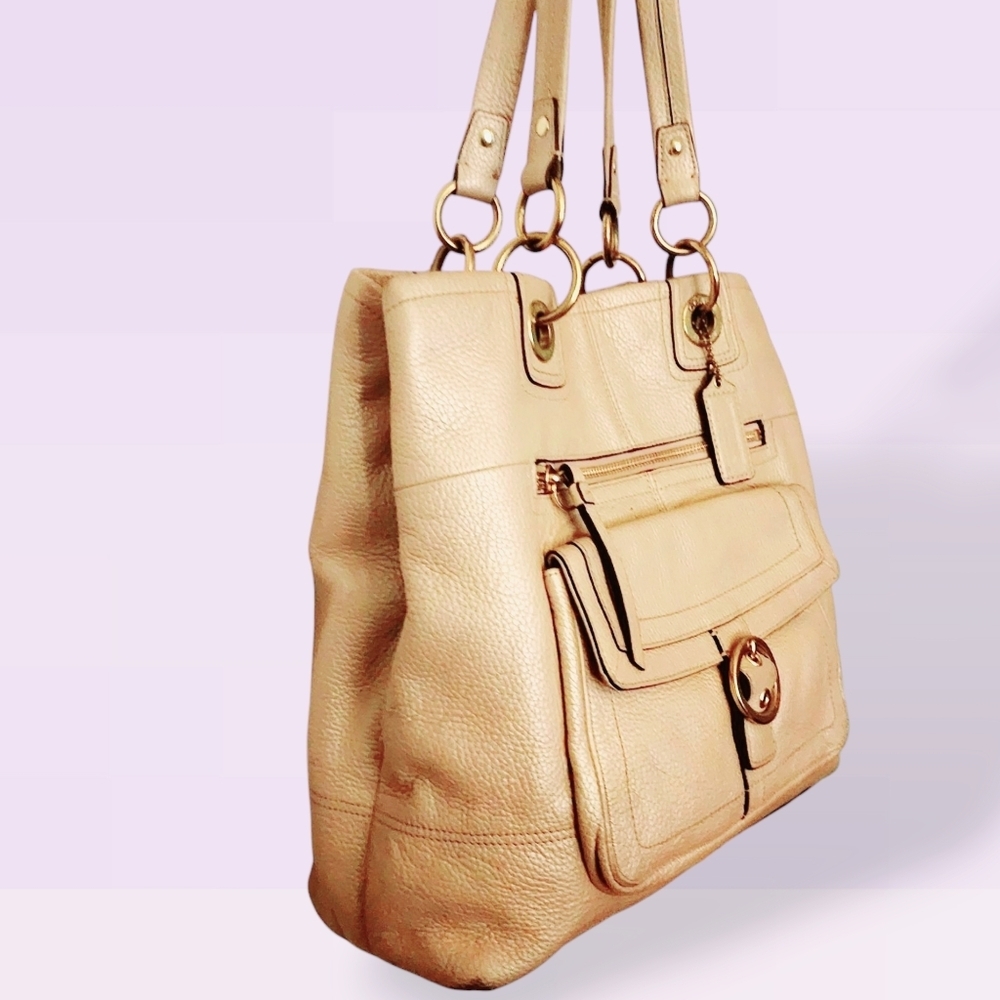 Coach Penelope Leather Shoulder Bag F18890 - Picture 7 of 15